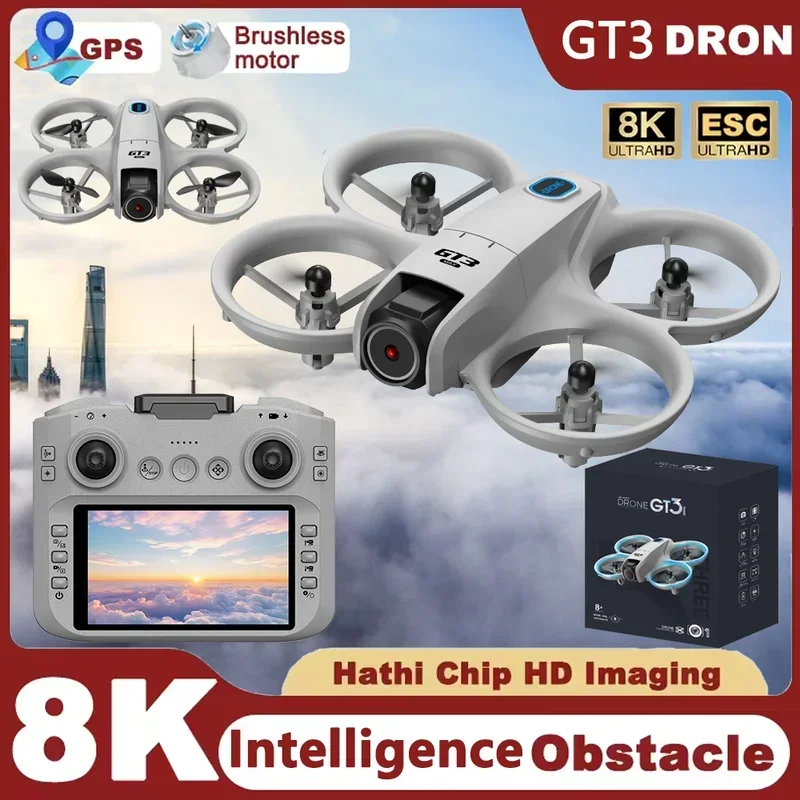 Drone Gimbal 2 Axis - โดรน GT3 Mini รุ่นใหม่ พร้อมกล้อง 8K