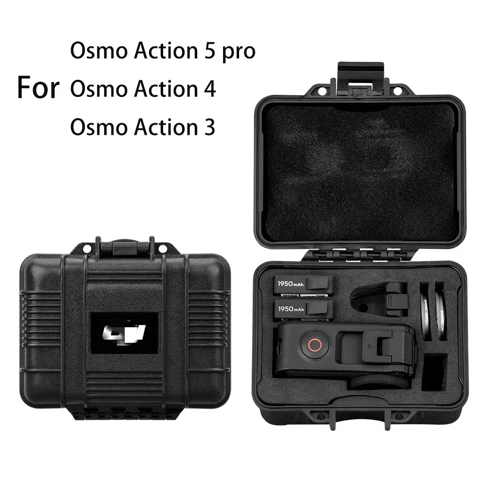 Drone Gimbal Case - กล่องกันน้ำแบบแข็งสำหรับ DJI Action 5 Pro/Osmo Action