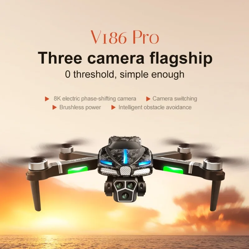 ใหม่V186 Pro Drone Professiona - Drone Gimbal 2 Axis บทวิจารณ์และราคา