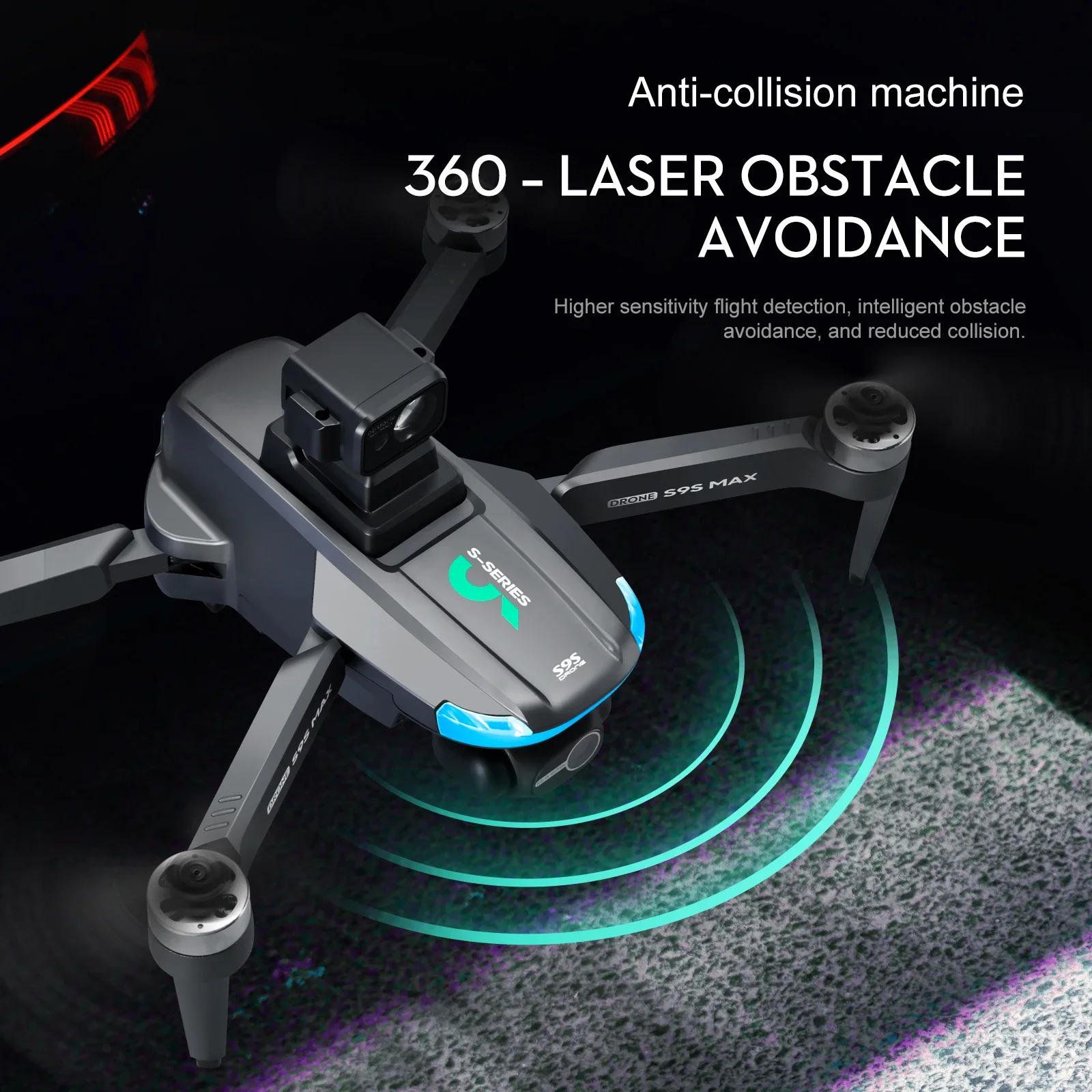 ใหม่S9S MAX MINI Drone 4K 2 แก - Drone Gimbal 2 Axis บทวิจารณ์และราคา