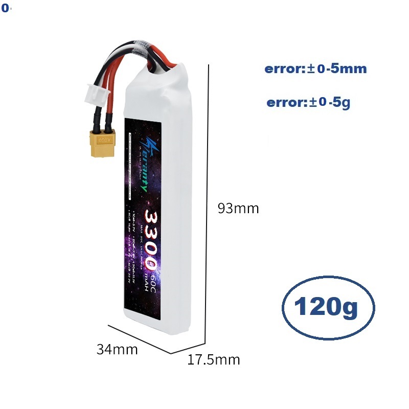 2S 7.4V LiPo แบตเตอรี่ 3300mAh - Drone Gimbal Controller บทวิจารณ์และราคา
