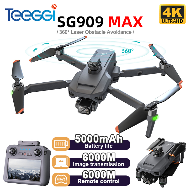 Teeggi SG909 MAX GPS Drone พร้ - Drone Gimbal Brushless บทวิจารณ์และราคา