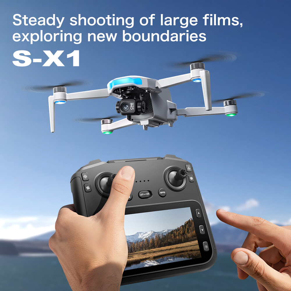 โดรน Lenovo S-X1 GPS กล้อง 8K  - Drone Gimbal 3 Axis บทวิจารณ์และราคา