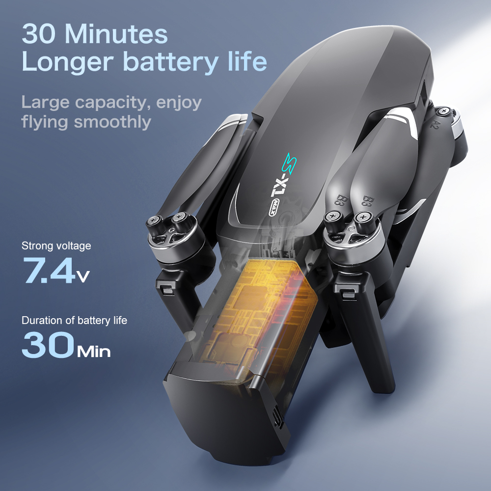 โดรน Lenovo S-X1 GPS กล้อง 8K  - Drone Gimbal 3 Axis บทวิจารณ์และราคา