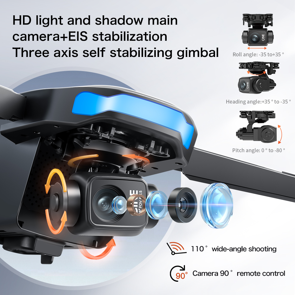 โดรนรุ่นใหม่ S-X1 MAX GPS 8K ร - Drone Gimbal Mount บทวิจารณ์และราคา