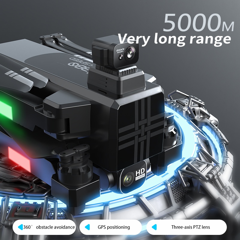 โดรน A380 4K HD สามแกนกันสั่นแ - Drone Gimbal Brushless บทวิจารณ์และราคา