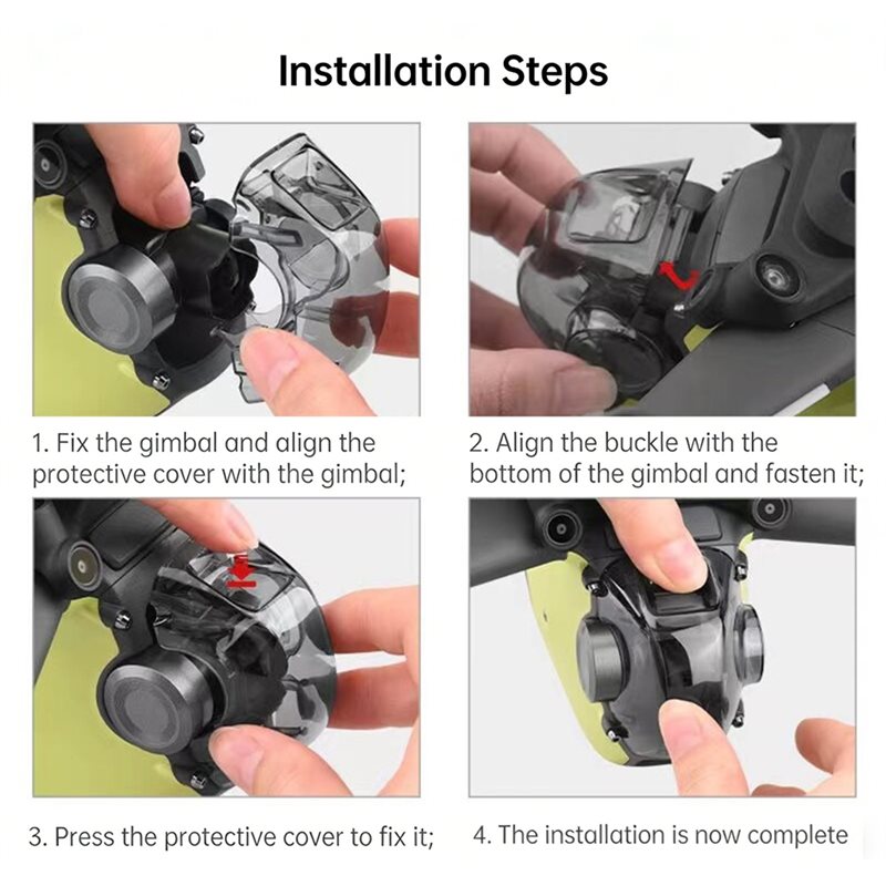 A93PHOT! ฝาครอบเลนส์กล้องสำหรั - Drone Gimbal Case บทวิจารณ์และราคา