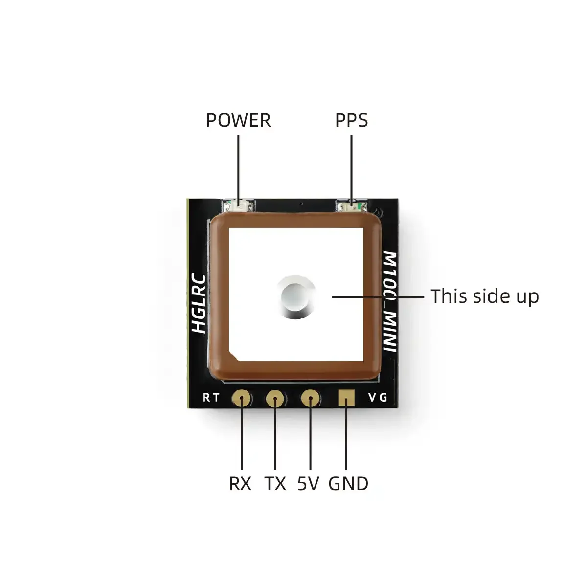 HGLRC M100 MINI GPS โมดูล M10  - Drone Gimbal Controller บทวิจารณ์และราคา