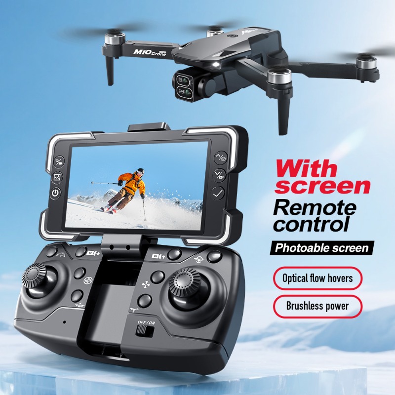 โดรนกล้อง M10 พร้อมรีโมทคอนโทร - Drone Gimbal 2 Axis บทวิจารณ์และราคา